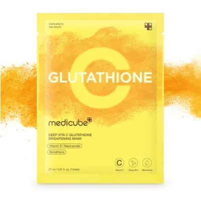 Medicube Deep Vita C Glutathione Brightening Mask