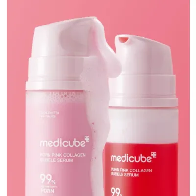 Medicube PDRN Pink Collagen Bubble Serum